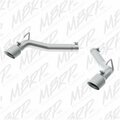 Powerplay 6 3 in. Aluminum Axle Back Exhaust Kit for 2010-2015 Chevrolet Camaro PO3635284